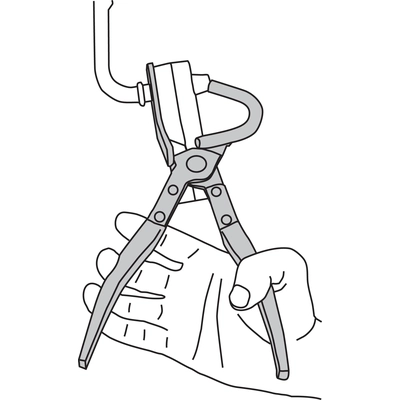 LISLE - 38350 - Exhaust Rubber Hanger Pliers pa4