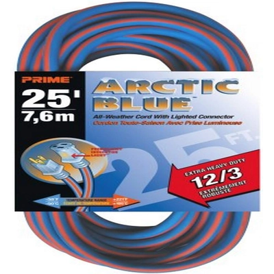 PRIME PRODUCTS - LT530825 - Artic Blue All-Weather TPE Extension Cord pa1