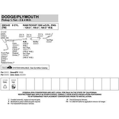 Extension Pipe by WALKER USA - 52271 pa3