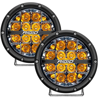 RIGID INDUSTRIES - 36201 - Round Spot Beam LED Lights with Amber Backlight pa1