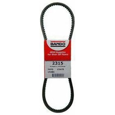 Fan And Power Steering Belt by BANDO USA - 2475 pa2