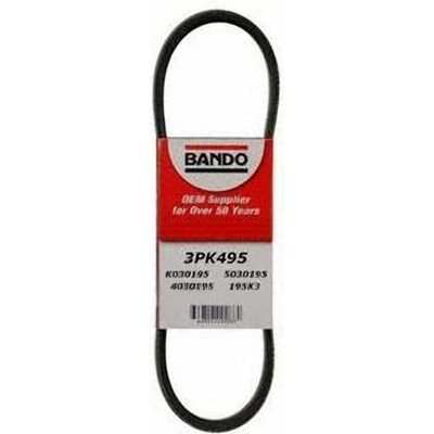 Fan Belt by BANDO USA - 3PK495 pa1