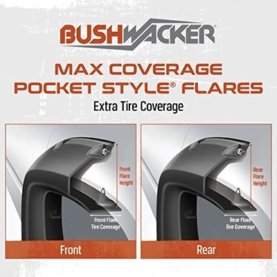 Fender Flare Or Flares by BUSHWACKER - 10045-02 pa18
