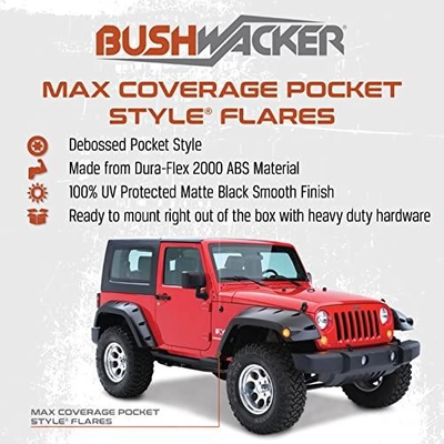 Fender Flare Or Flares by BUSHWACKER - 10045-02 pa19