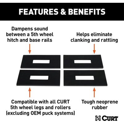 Fifth Wheel Foot Shim by CURT MANUFACTURING - 16901 pa2