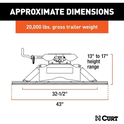 Fifth Wheel Hitch by CURT MANUFACTURING - 16131 pa10