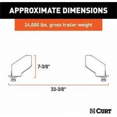 Fifth Wheel Replacement Leg by CURT MANUFACTURING - 16017 pa14