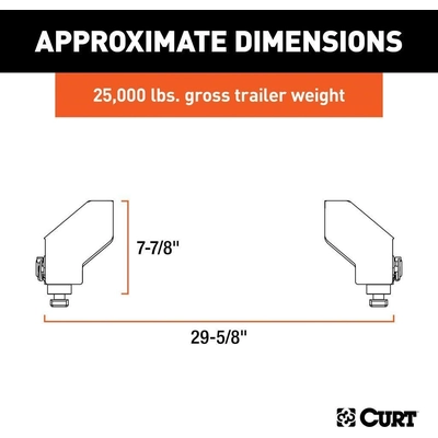 Fifth Wheel Replacement Leg by CURT MANUFACTURING - 16025 pa11