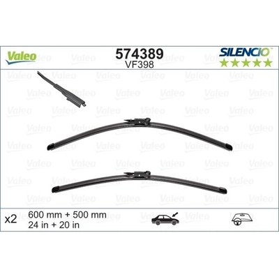 Flat Wiper Blade by VALEO - 574389 pa1