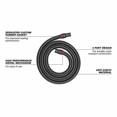 MILWAUKEE - 49-90-2004 - 2-1/2” x 16 Flexible Hose pa1