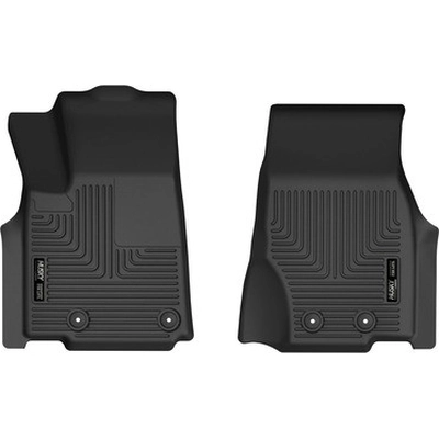 HUSKY LINERS - 51771 - Black Plastic Fits Jeep X-Act Contour Floor Liners pa1