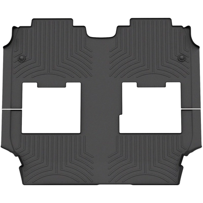 WEATHERTECH - 4416622 -  2nd & 3rd Row Black Molded Floor Liner pa1