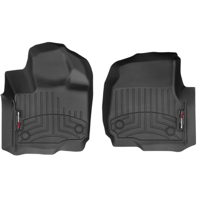 WEATHERTECH - 4416651 - 1st Row Black Molded Floor Liners pa1