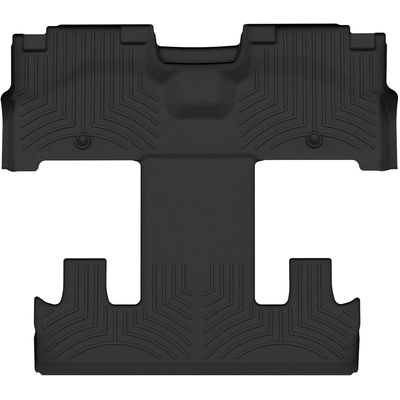 WEATHERTECH - 4416655 - 2nd & 3rd Row Black Molded Floor Liner pa1