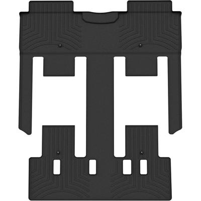 WEATHERTECH - 4416724 - 2nd & 3rd Row Black Molded Floor Liner pa2