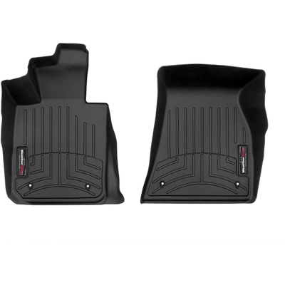 WEATHERTECH - 4416731 - 1st Row Black Molded Floor Liners pa1