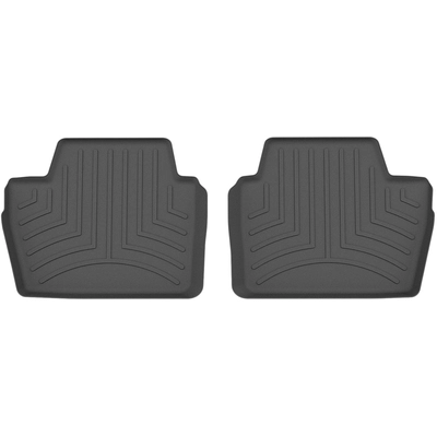 WEATHERTECH - 4416732 -  2nd Row Black Molded Floor Liner pa1