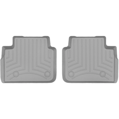 WEATHERTECH - 4616962 - 2nd Row Gray Molded Floor Liner pa1