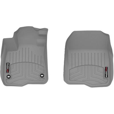 WEATHERTECH - 4617801 - 1st Row Gray Molded Floor Liners pa1