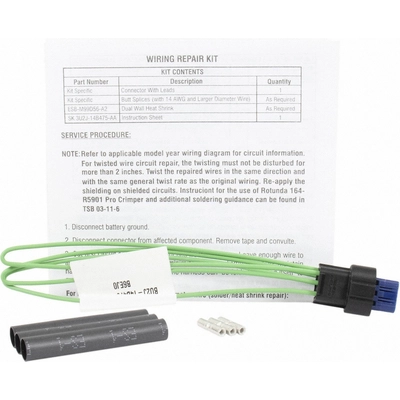 Fog Lamp Switch Connector by MOTORCRAFT - WPT1530 pa1