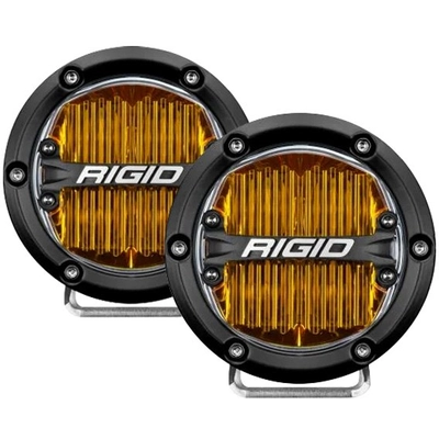 RIGID INDUSTRIES - 36121 - Round Fog Beam Amber LED Lights pa1