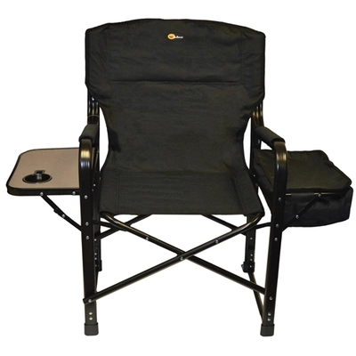 FAULKNER - 49580 - El Capitan Folding Directors Chair With Cooler Black pa1