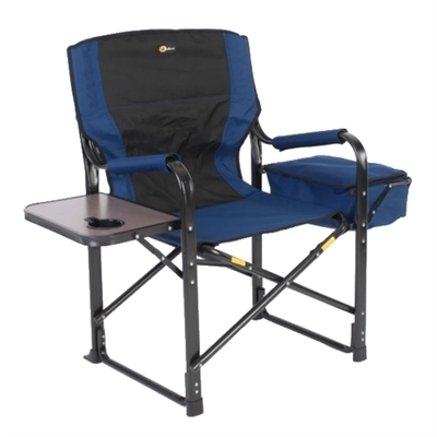 FAULKNER - 49581 - El Capitan Folding Directors Chair With Cooler Blue/Black pa2