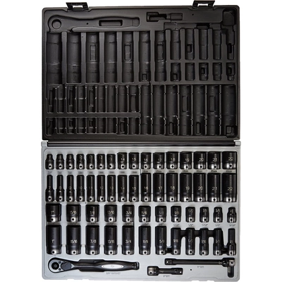 Fractional/Metric Socket Set by GREY PNEUMATIC TOOLS - 81659CRD pa2