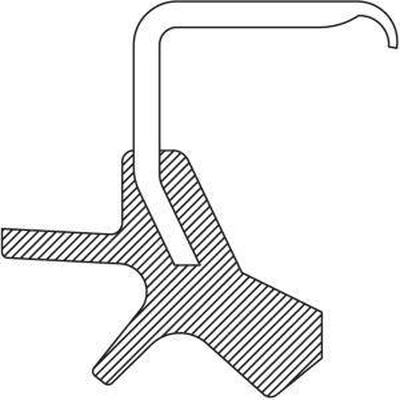 Front Axle Seal by NATIONAL OIL SEALS - 710213 pa1