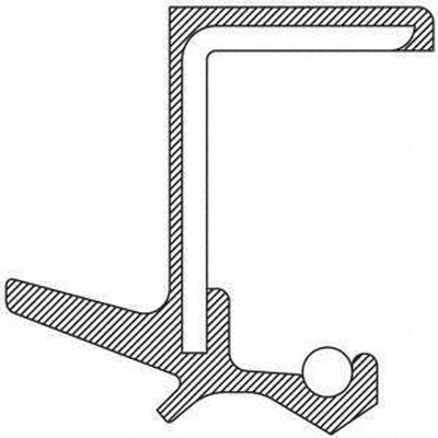 Joint d'essieu avant de NATIONAL OIL SEALS - 710398 pa2