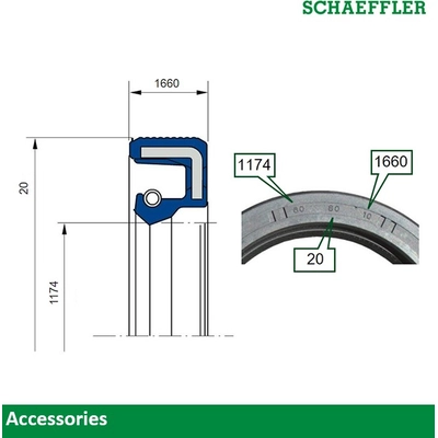 Front Axle Seal by SCHAEFFLER - SS2326 pa1