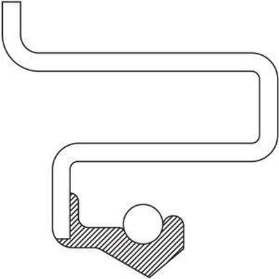 Joint de fusée d'essieu avant de NATIONAL OIL SEALS - 710167 pa1