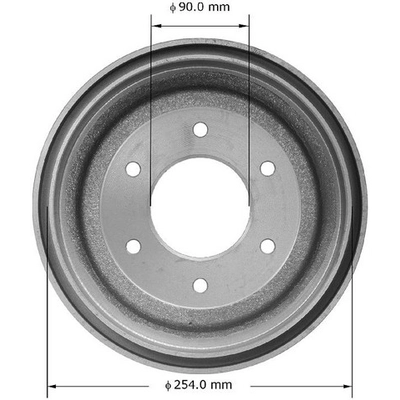 BENDIX GLOBAL - PDR0374 - Brake Drum pa1