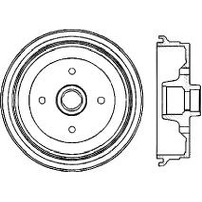 Front Brake Drum by CENTRIC PARTS - 123.33006 pa1