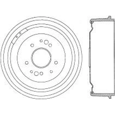 Tambour de frein avant by CENTRIC PARTS - 123.62001 pa1