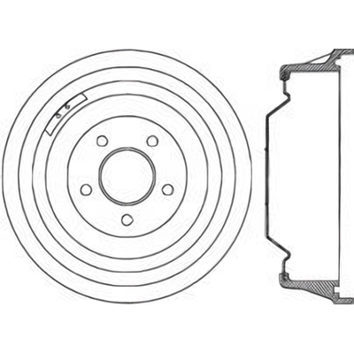 Front Brake Drum by CENTRIC PARTS - 123.62002 pa1