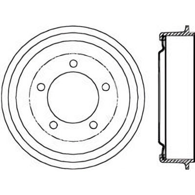 Front Brake Drum by CENTRIC PARTS - 123.63023 pa2