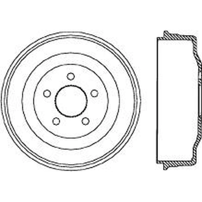 Front Brake Drum by CENTRIC PARTS - 123.63045 pa2