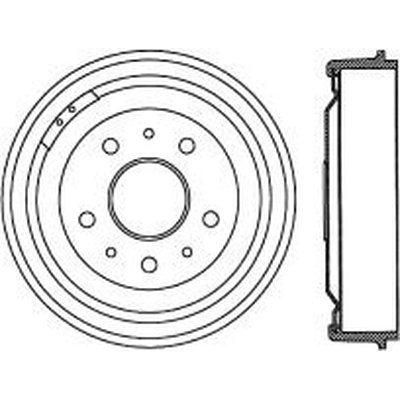 Front Brake Drum by CENTRIC PARTS - 123.65001 pa2