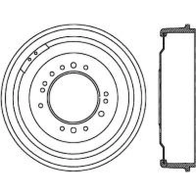 Front Brake Drum by CENTRIC PARTS - 123.66001 pa2