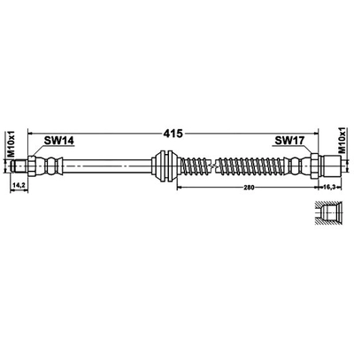 ATE - 331320 - Brake Hose pa1