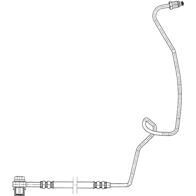 Front Brake Hose by CENTRIC PARTS - 150.33356 pa1