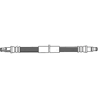 Tuyau de frein avant by CENTRIC PARTS - 150.34019 pa1