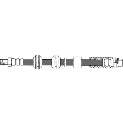 Front Brake Hose by CENTRIC PARTS - 150.34021 pa1