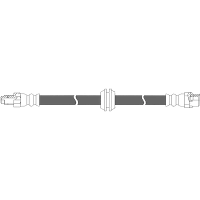 Front Brake Hose by CENTRIC PARTS - 150.34023 pa1