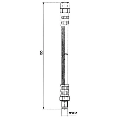 Front Brake Hose by CENTRIC PARTS - 150.35001 pa2