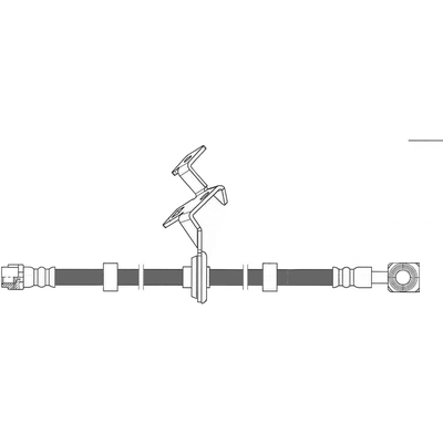 Tuyau de frein avant par CENTRIC PARTS - 150.35020 pa1