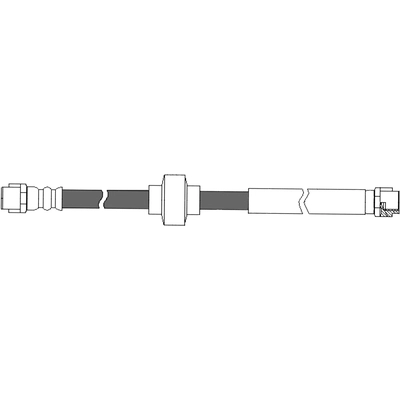 Tuyau de frein avant by CENTRIC PARTS - 150.35024 pa1