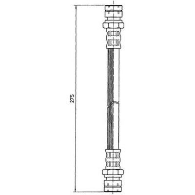 Front Brake Hose by CENTRIC PARTS - 150.37303 pa3