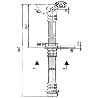 Tuyau de frein avant by CENTRIC PARTS - 150.40079 pa4